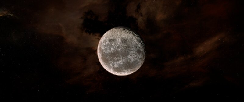 Moon in Space — Gray