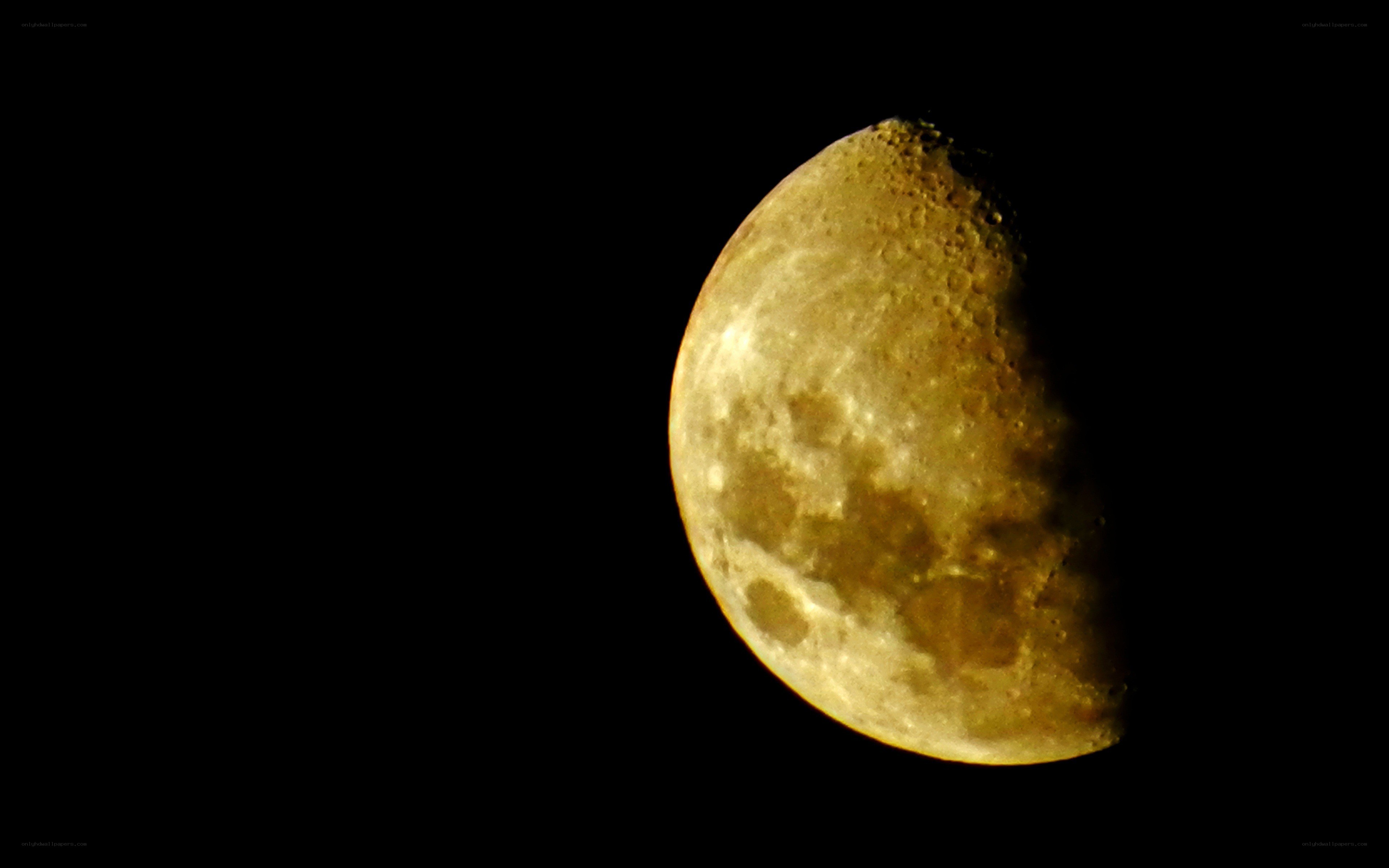 Moon in the night sky