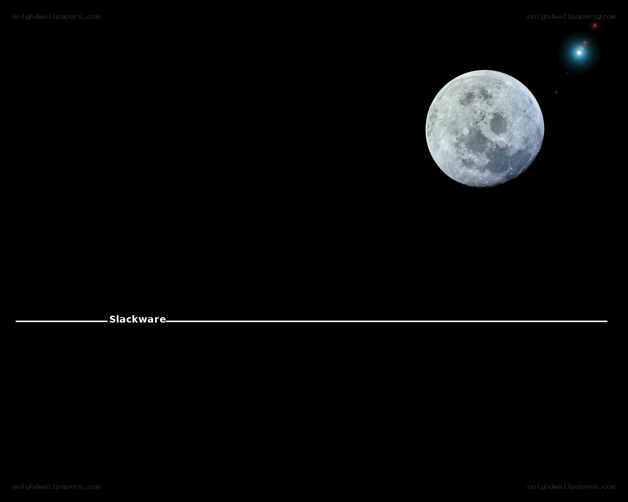 Moon in the night sky