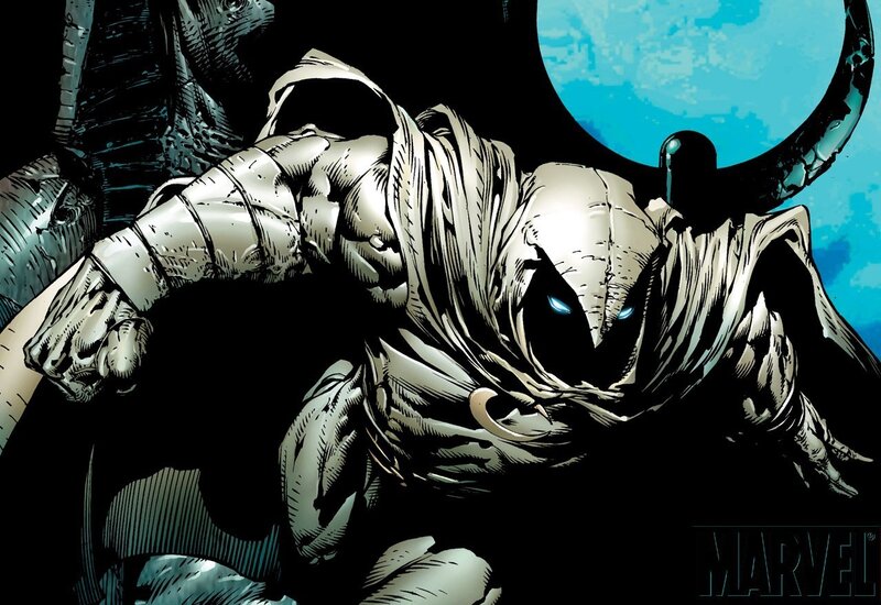Moon Knight Character — Black, Dramatic