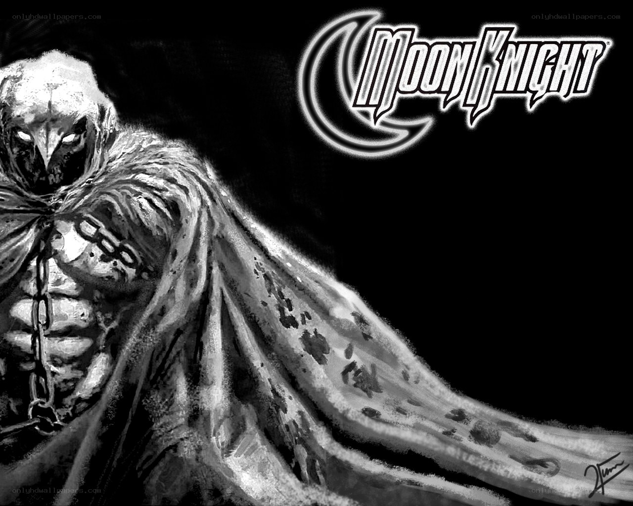 Moon Knight character illustration
