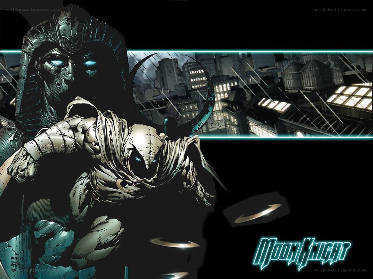 Moon Knight comic art