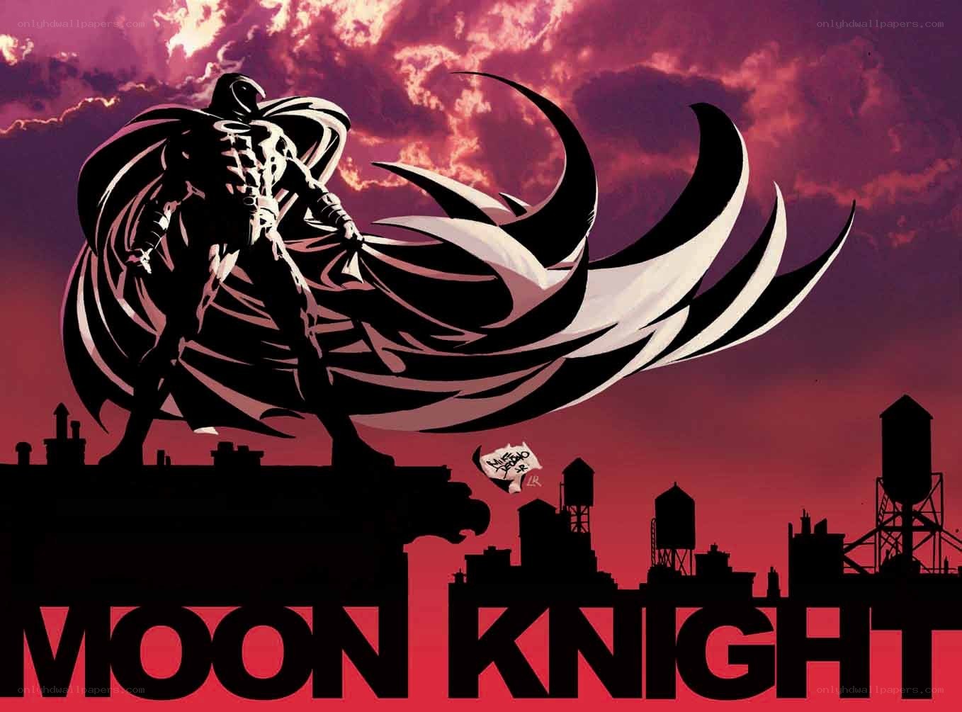 Moon Knight comic cover art