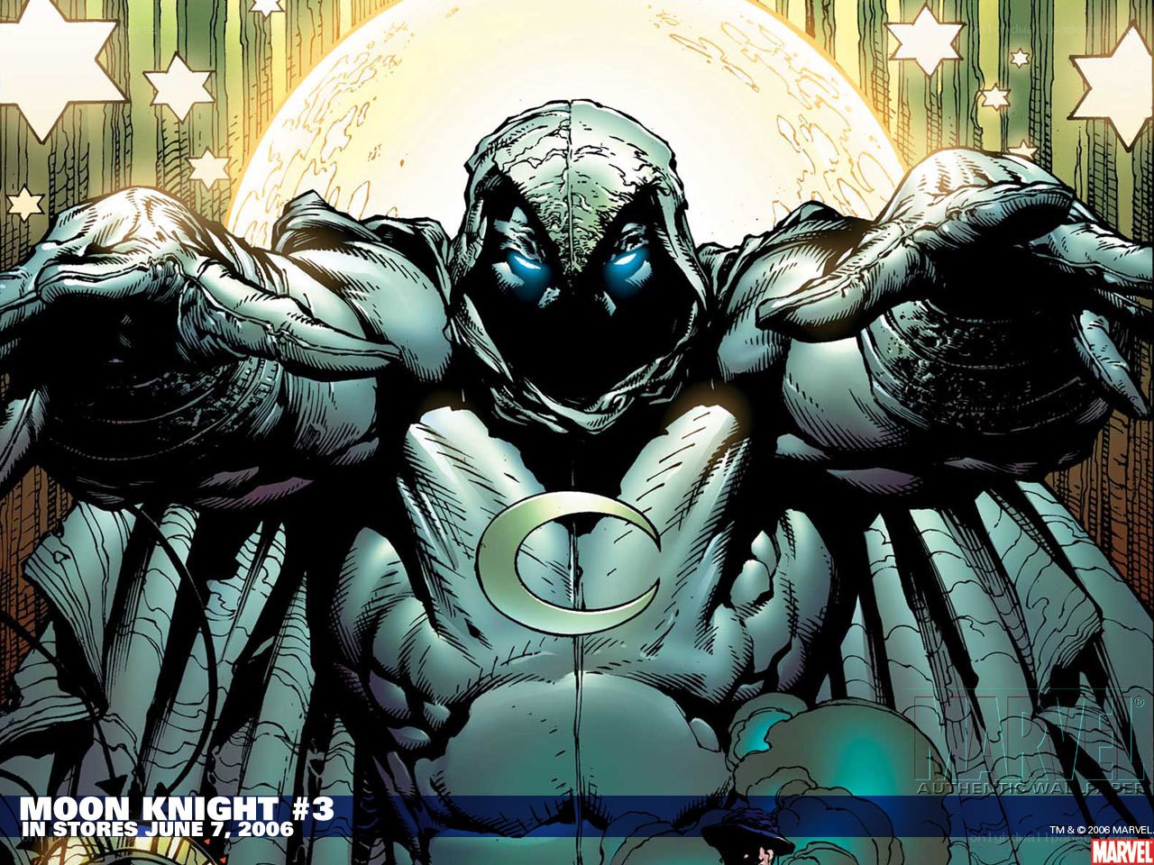 Moon Knight comic cover art