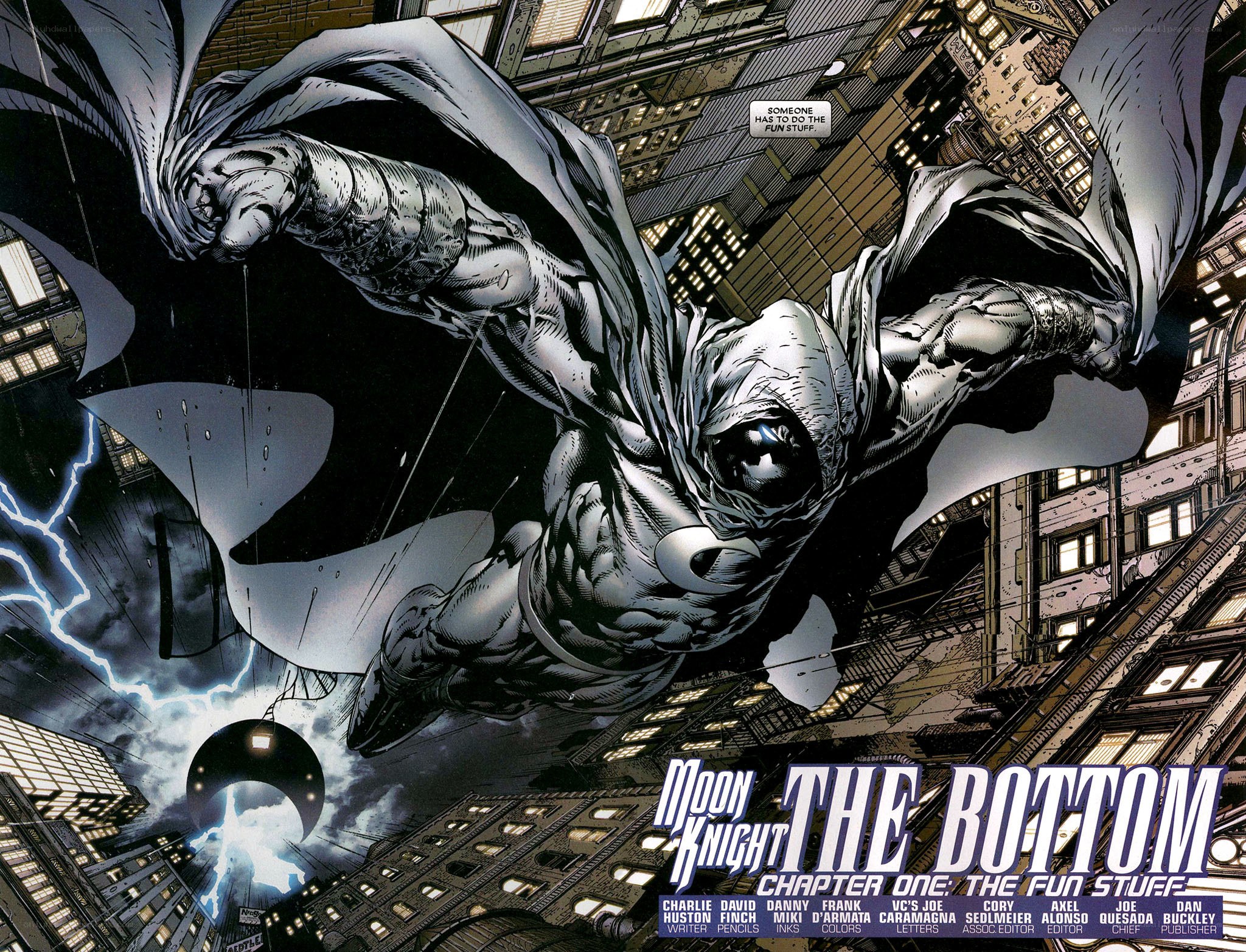 Moon Knight in action