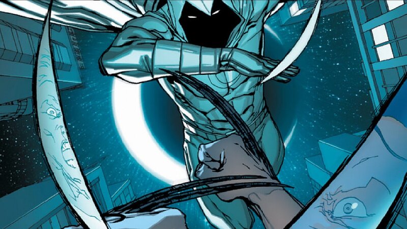 Moon Knight in City — Blue