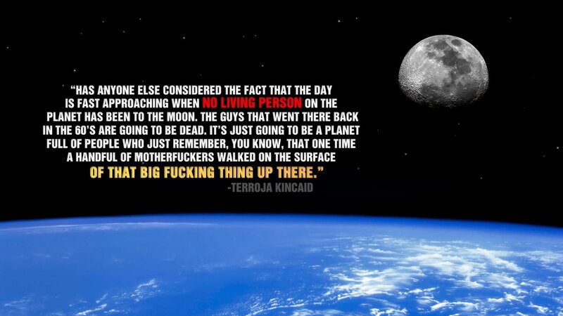Moon landing reflection quote
