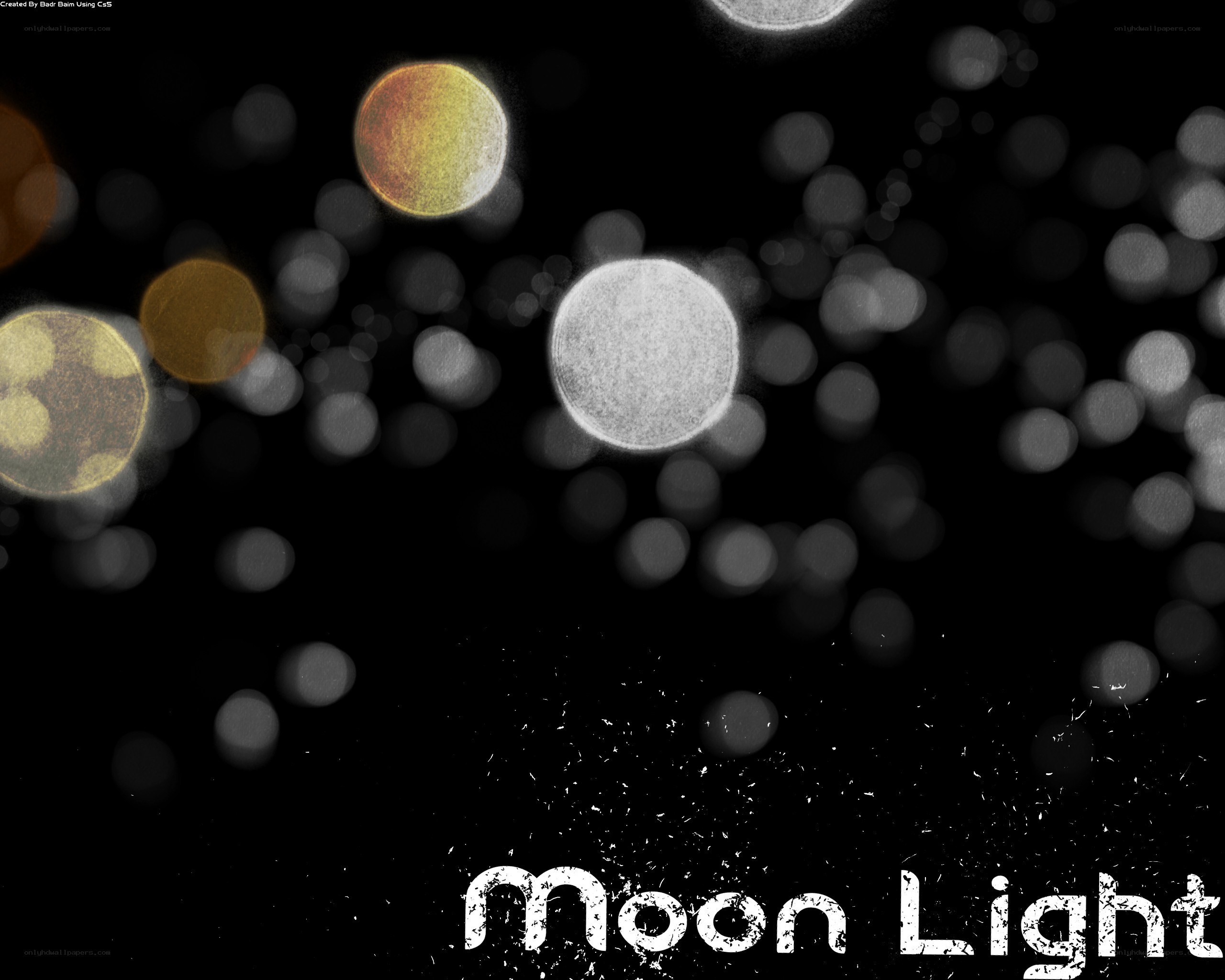 moon light abstract background