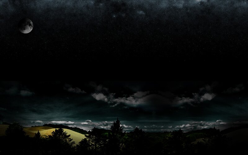 Moon over Hills