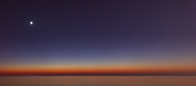 Moon over Horizon — Purple