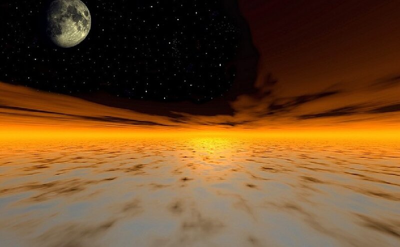 Moon over Ocean