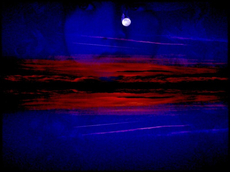 Moon over Water — Blue, Dramatic