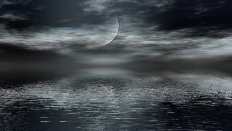 Moon over Water — Gray
