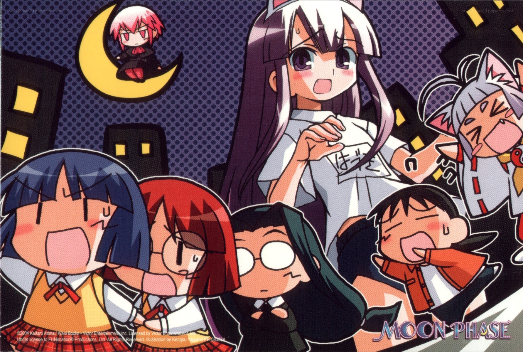 Moon Phase anime characters