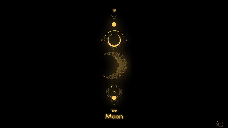 Moon Phases Illustration — Black