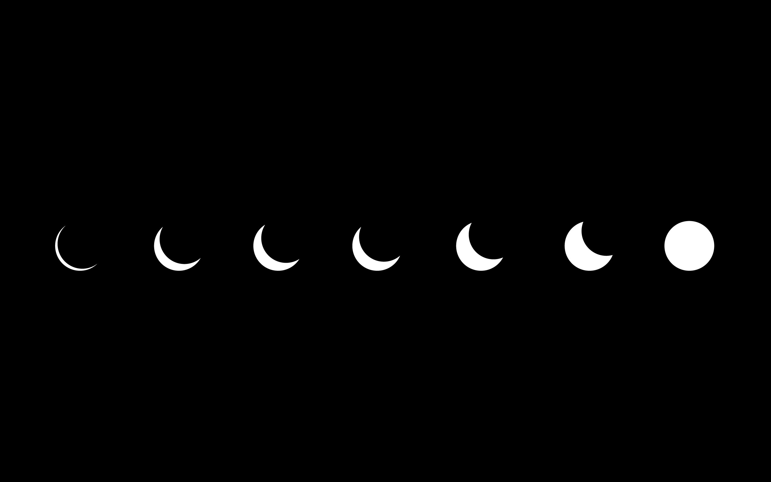 Moon phases sequence