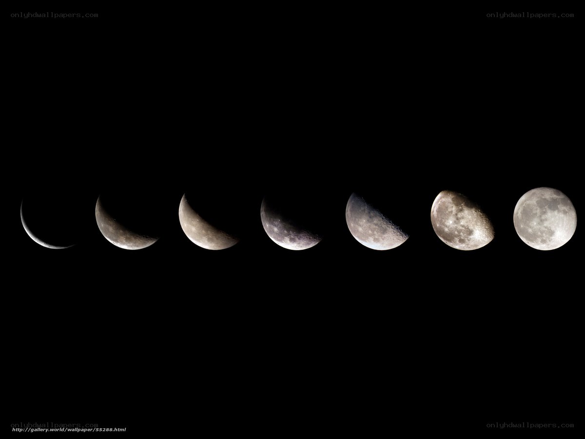 Moon phases sequence