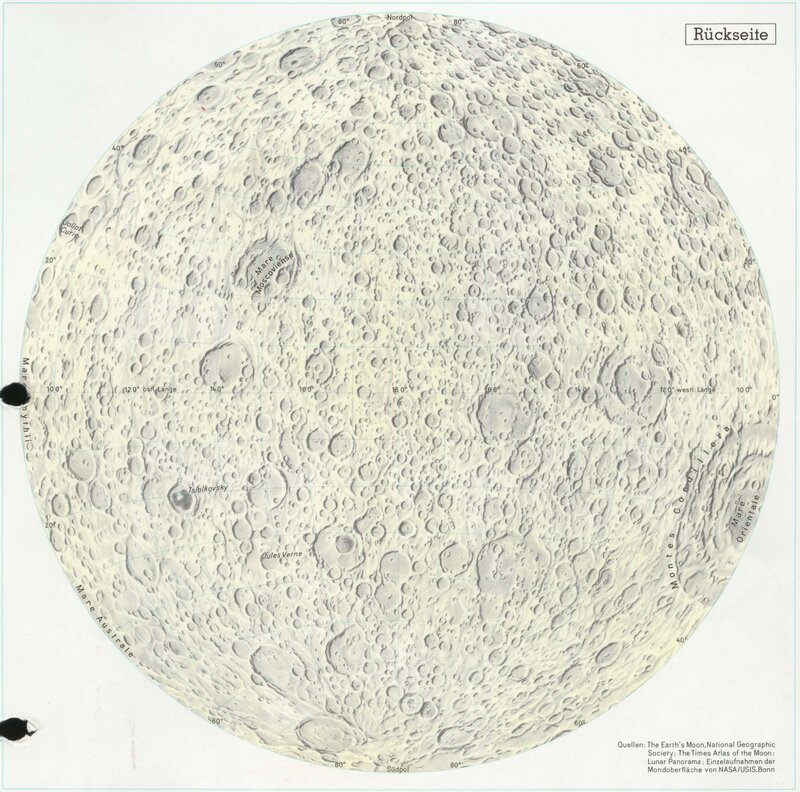 Moon's backside map
