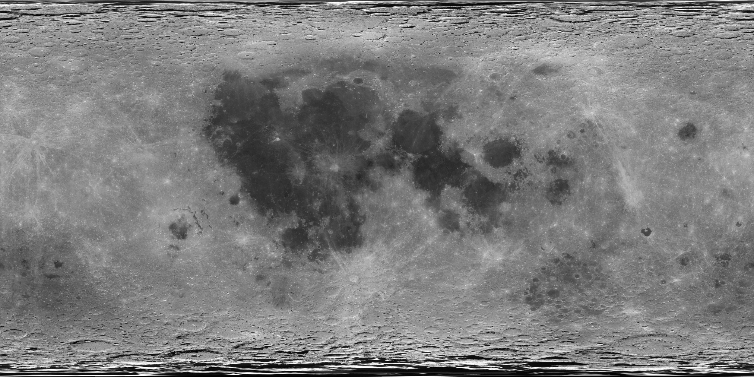 Moon surface panorama