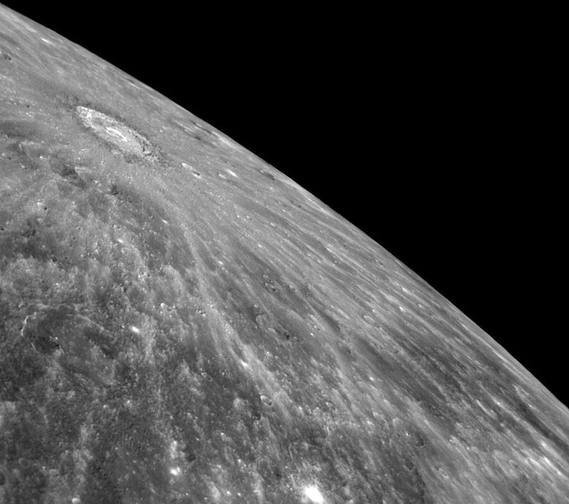 Moon surface with craters
