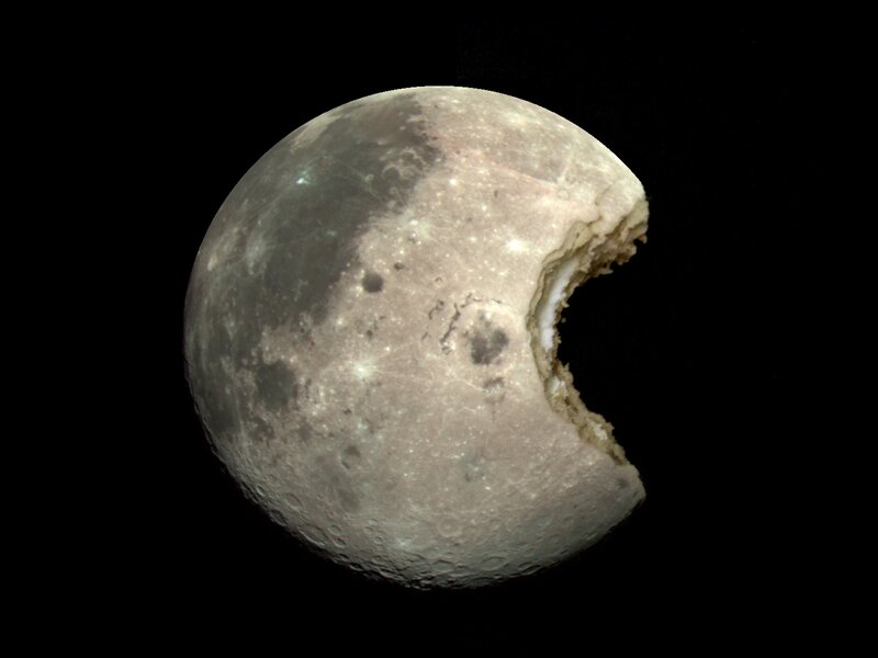 Moon with Bite Mark