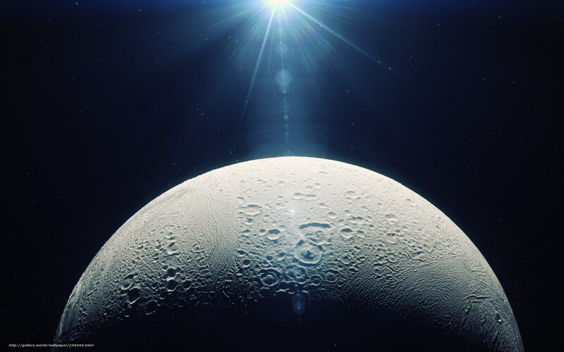 Moon with bright star