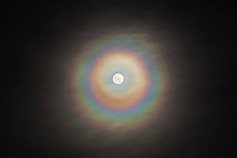 Moon with Circumhorizontal Arc