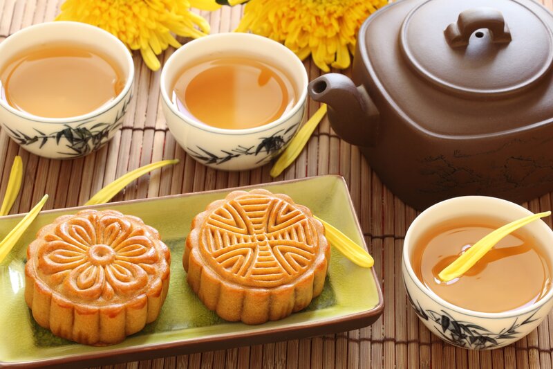 Mooncakes and Tea Set