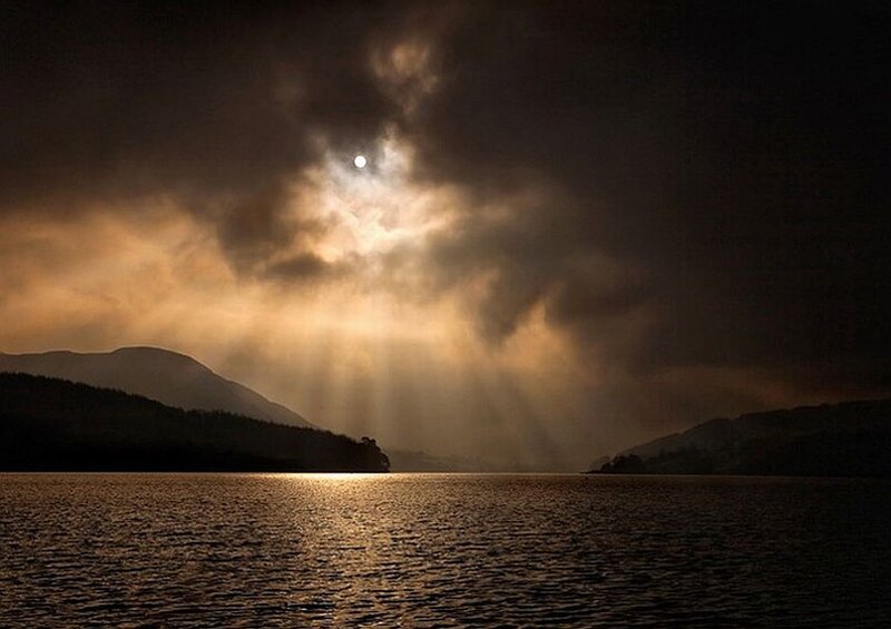 Moonlight over Lake