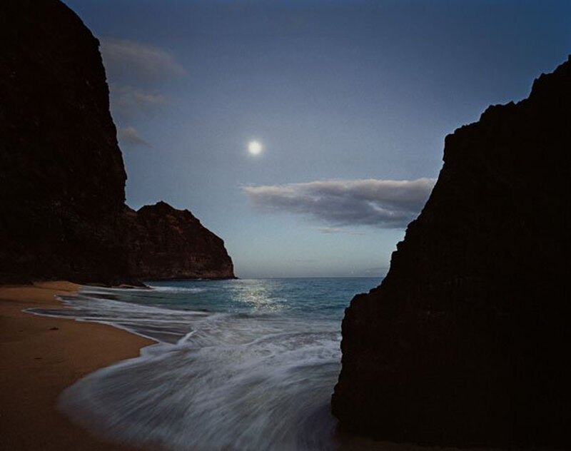 Moonlit Beach Cove
