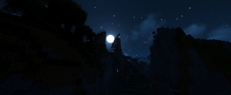 Moonlit Canyon in Game