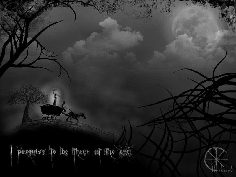 moonlit carriage journey