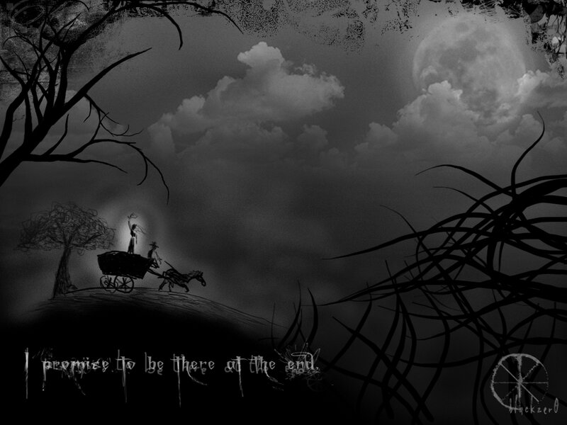 moonlit carriage journey