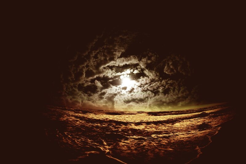 Moonlit Ocean Waves — Brown