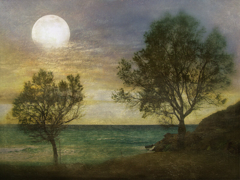 Moonlit Sea Landscape