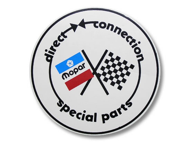 Mopar direct connection sticker