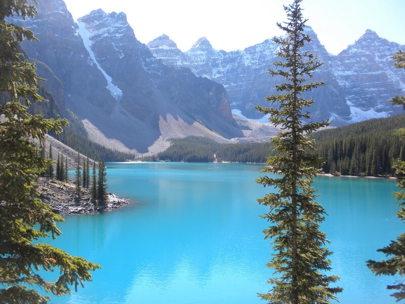 Moraine Lake and Mountains