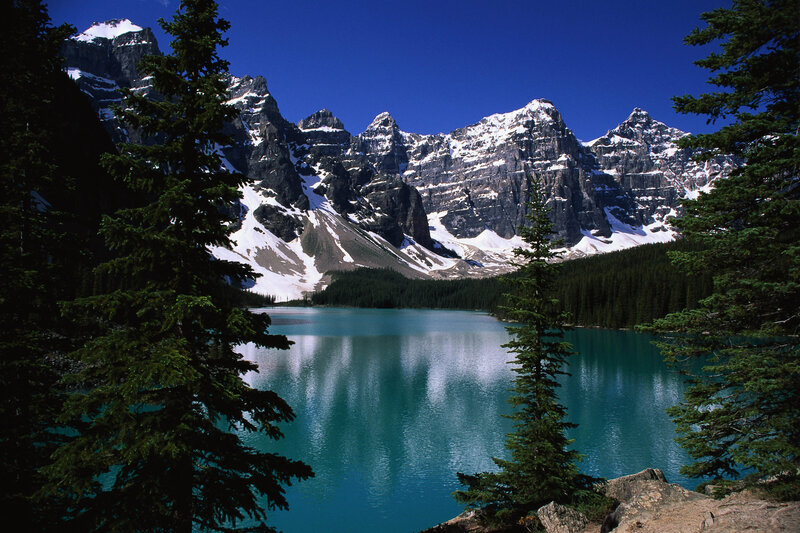 Moraine Lake in the Canadian Rockies