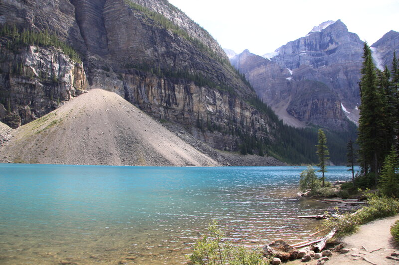 Moraine Lake Landscape — Blue, Serene, Afternoon