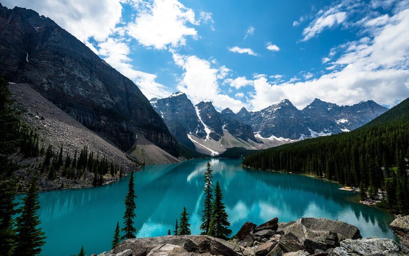 Moraine Lake Landscape — Photograph