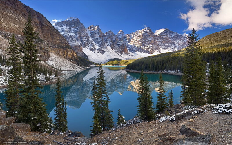 Moraine Lake reflection