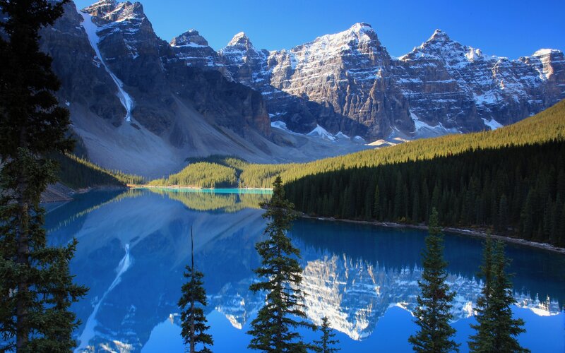 Moraine Lake reflection
