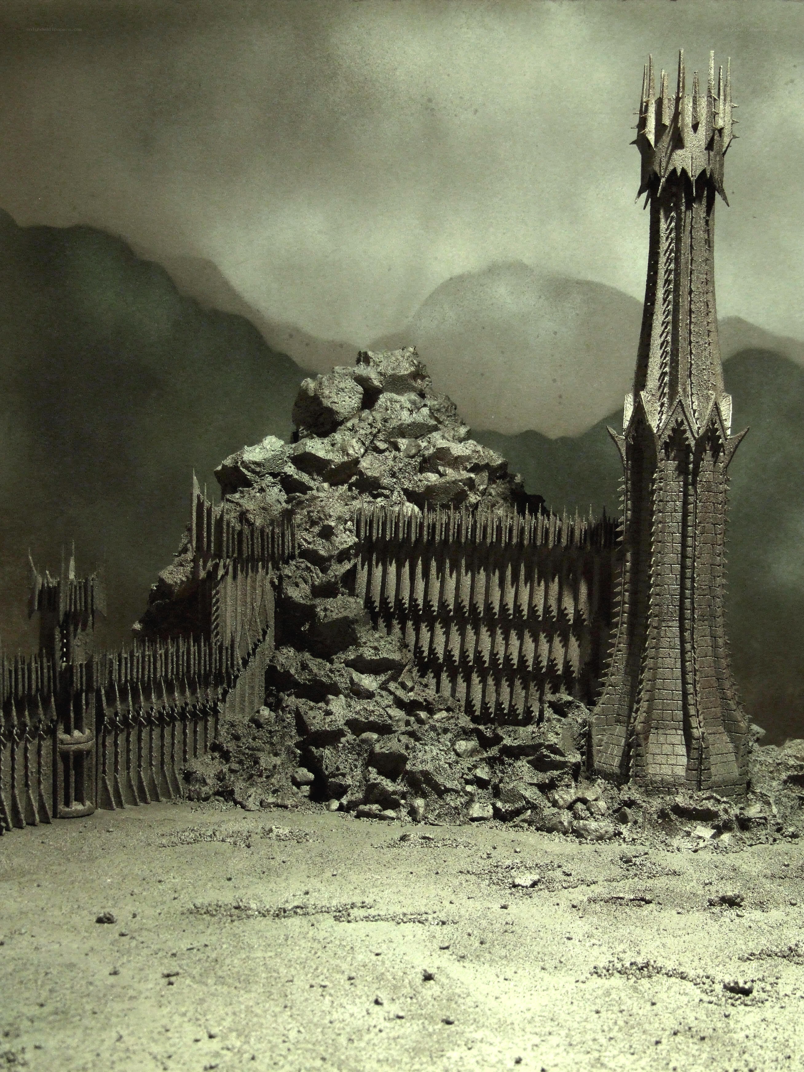 Mordor fortress model