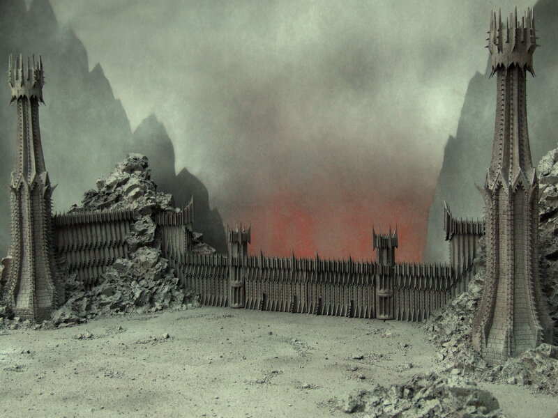 Mordor fortress model