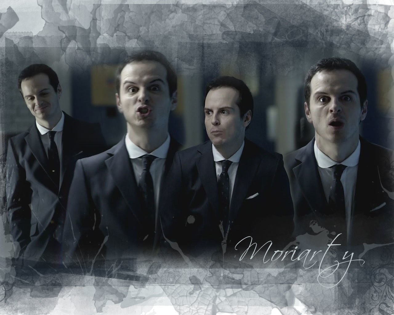 Moriarty character collage