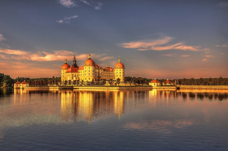 Moritzburg Castle — Blue, Serene