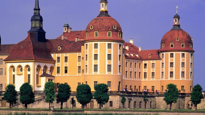 Moritzburg Castle — Yellow, Serene, Afternoon