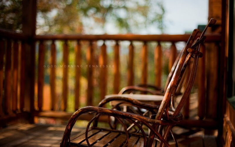 Morning on a Tennessee porch