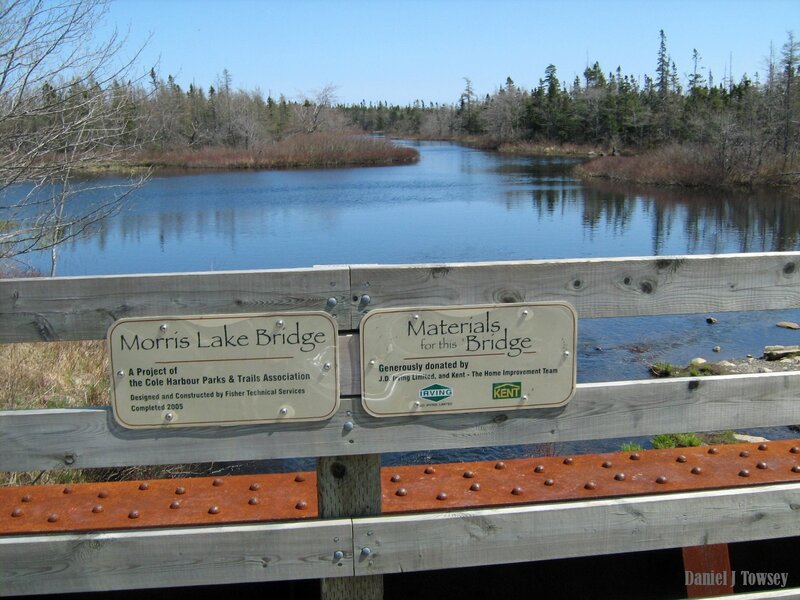 Morris Lake Bridge plaque