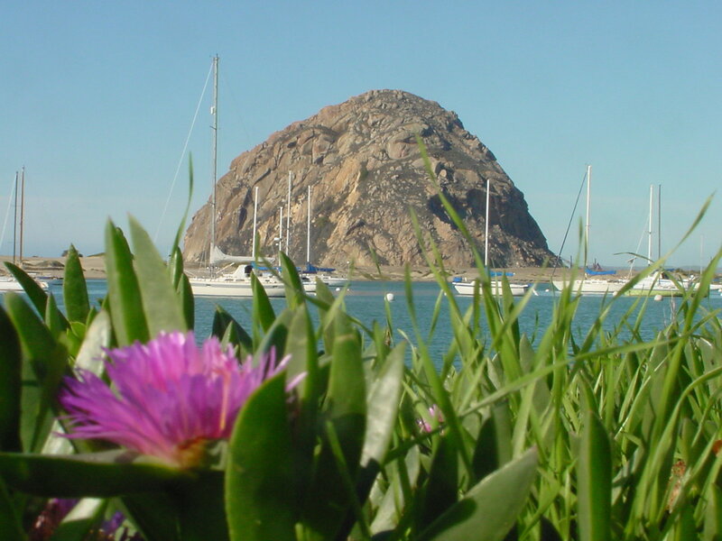 Morro Rock with Boats